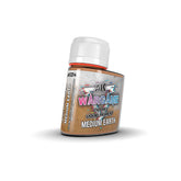 AK Interactive Wargame Enamel Liquid Pigments - Medium Earth 35ml